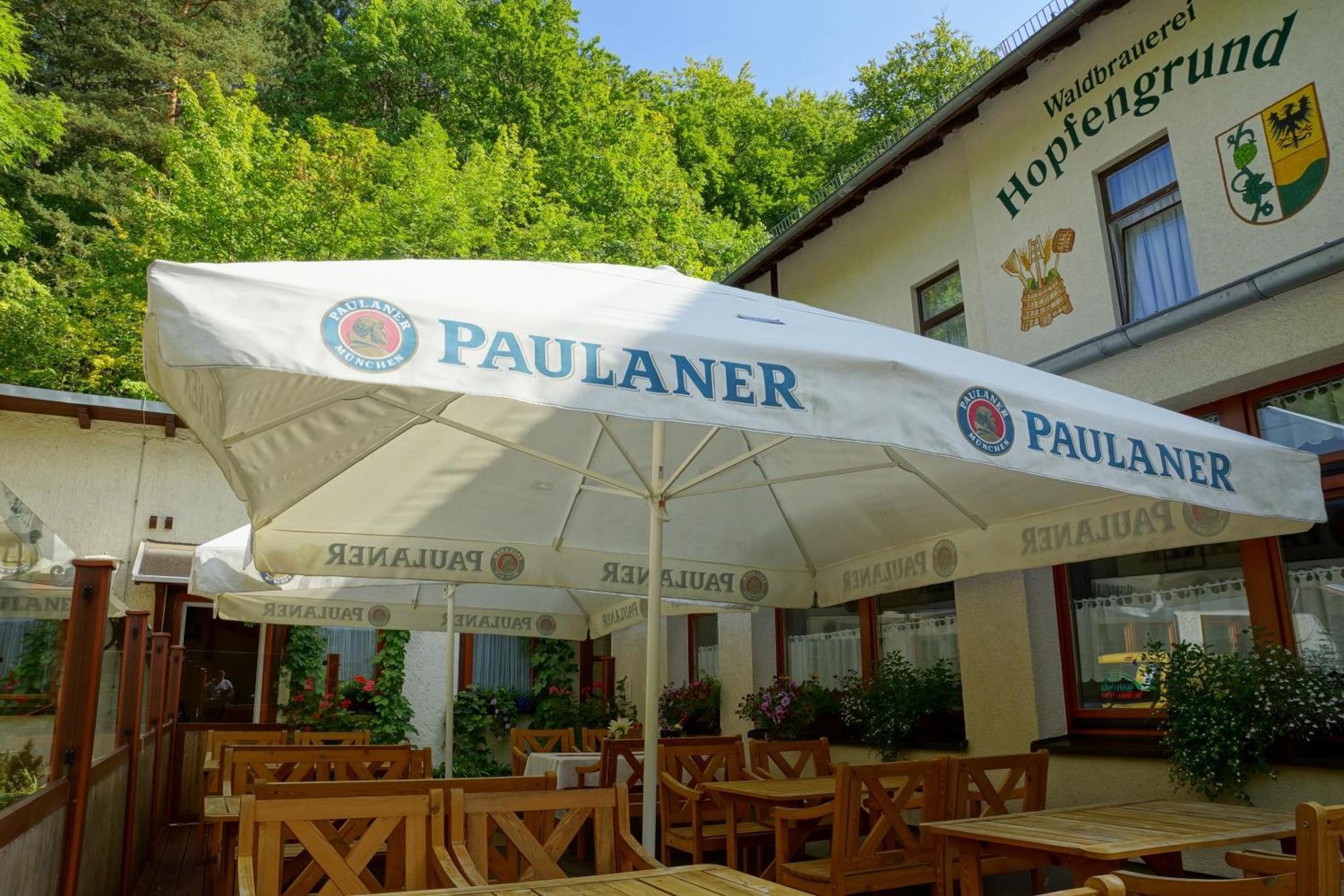 Hotel Hopfengrund Arnstadt Exterior foto