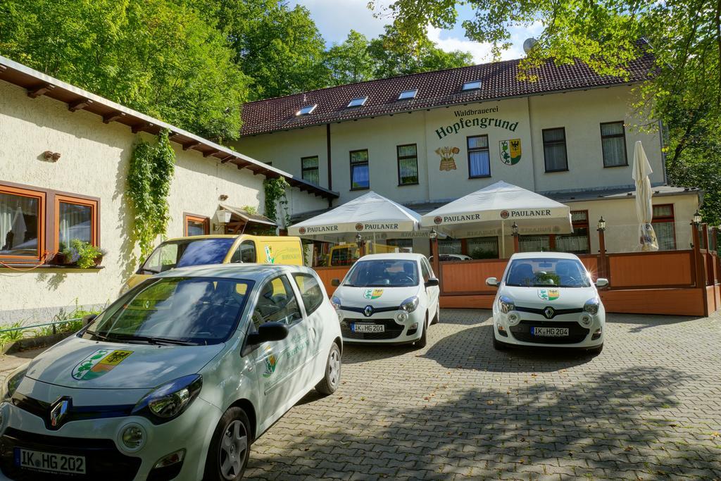 Hotel Hopfengrund Arnstadt Exterior foto